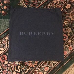 Burberry navy dustbag for handbag